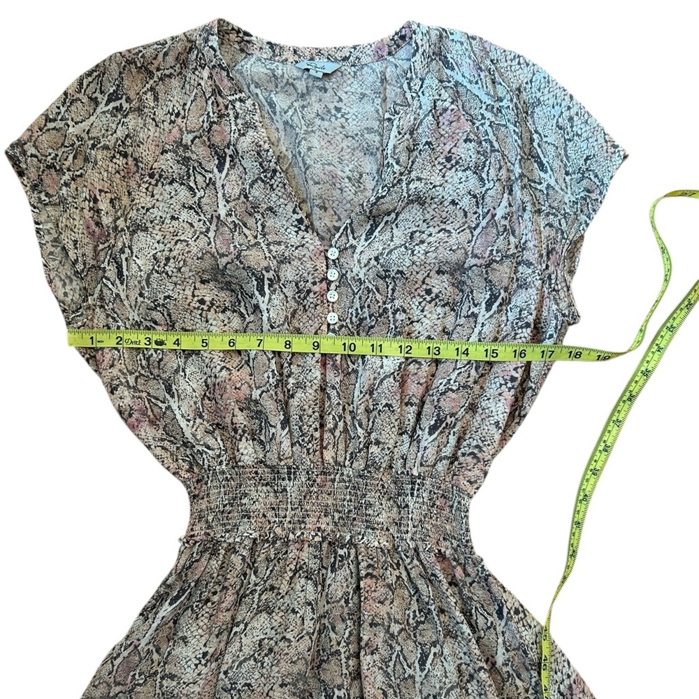 Rails Karla Mini Dress in Watercolor Snakeskin Print size Women’s Small - Picture 9 of 10